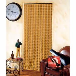 Description générale Apportez une touche naturelle à votre intérieur avec ce rideau de porte décoratif, fabriqué en perles et ...