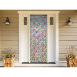 Rideau de porte en perles de bois multicolore 90 x 200 cm Morel