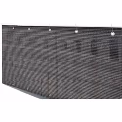 Description générale Brise-vue pour grillage de dimensions 1,20 m x 5 m, en toile polyéthylène haute densité (160 g/m²) de co ...