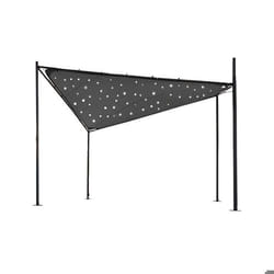 Tonnelle Avec Toile Tendue À Leds Intégrées