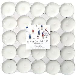 Pack de 50 bougies chauffe plats - LE CHAT - Blanc