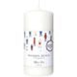 Bougie cylindrique - LE CHAT - Grand modèle - Lintemporelle - Hauteur 14.5cm - Blanc pur