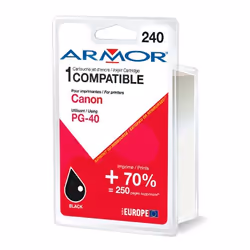 Armor B20218R1, Encre à pigments, 22 ml, 250 pages