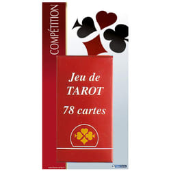 Cartamundi COMPÉTITION TAROT 78 CARTES, DOS ÉCOSSAIS AXÉ - SOUS BLISTER