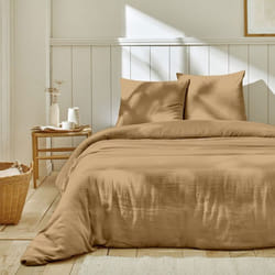 Parure de lit 220x240 cm Gaze de Coton Lin