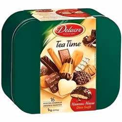 DELACRE Tea Time Boite Métal 1kg