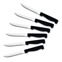 Le Couteau du Chef Lot 6 steaks demie soie manche noir