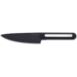 Couteau chef LE COUTEAU DU CHEF silicone manche - lame noir Blister Pegb