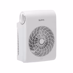 Supra SB 20, Chauffage de ventilateur électrique, IPX1, Intérieure, Sol, Blanc, Rotatif