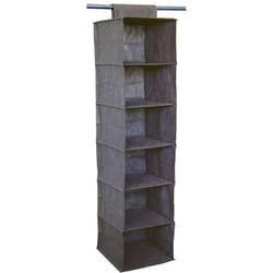 Mondex - Bibliothèque 6 étagères 30x30x120cm tissé non tissé