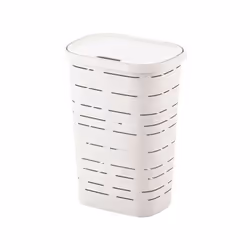 Coffre à linge signature 55l blanc de la marque M-HOME.