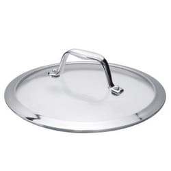 BEKA Evolution glass lid couvercle Rond Acier inoxydable, Transparent