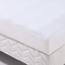 Les Tendances - Alese Forme Housse Imperméable Transalese Éponge 100% Coton - 90 X 200 Cm - Blanc