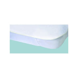 Les Tendances - Protege-matelas Alese imperméable Elasretane éponge bouclette 100% coton 140x190 cm blanc