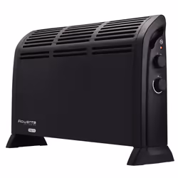 Rowenta Vectissimo, Radiateur/ventilateur, Classe II, 1,6 m, Sol, Noir, 2400 W