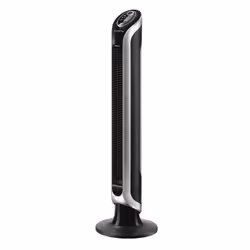 Rowenta Eole VU6670, Ventilateur vertical domestique, Noir, Argent, Sol, 45 dB, 180°, Boutons, Tactile