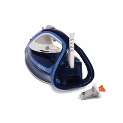 Calor Turbopro anti-calc Fer à repasser à sec ou à vapeur Semelle Durilium 2600 W Bleu