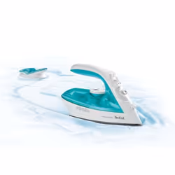 Tefal FV6520 Centrale vapeur 2400 W 0,25 L Semelle en céramique Turquoise, Blanc