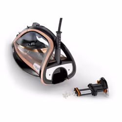 Tefal Ultimate Pure FV9845 Fer à repasser à sec ou à vapeur Semelle Durilium autonettoyante 3100 W Noir, Cuivre - Vue supplémentaire 5