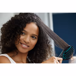 Rowenta Power Straight CF5820 Brosse à lisser À chaleur Noir, Vert 1,8 m - Vue supplémentaire 6