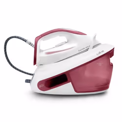 Calor SV8012C0 Centrale vapeur 2800 W 1,8 L Semelle Durilium Bordeaux, Blanc