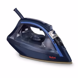 Tefal Virtuo FV1739E0, Fer à repasser à sec ou à vapeur, Semelle en céramique, 90 g/min, Bleu, 24 g/min, 2000 W