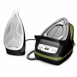 Rowenta Compact Steam DG7664F0 Centrale vapeur 1,1 L Semelle 3De Laser HD Microsteam 400 Vert