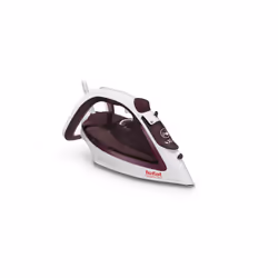 Tefal EasyGliss Plus FV5714, Fer à repasser à sec ou à vapeur, Semelle Durilium, 2 m, 190 g/min, Bordeaux, Blanc, 45 g/min