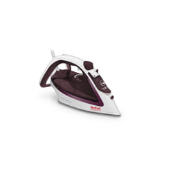 Tefal EasyGliss Plus FV5714 fer à repasser Fer à repasser à sec ou à vapeur Semelle Durilium 2400 W Bordeaux, Blanc