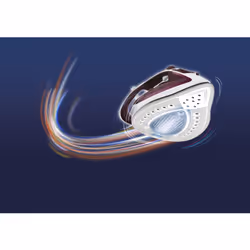 Tefal EasyGliss Plus FV5714 fer à repasser Fer à repasser à sec ou à vapeur Semelle Durilium 2400 W Bordeaux, Blanc - Vue supplémentaire 5