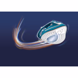 Tefal EasyGliss Plus FV5737 fer à repasser Fer à repasser à sec ou à vapeur Semelle Durilium 2500 W Turquoise, Blanc - Vue supplémentaire 6