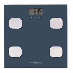 Rowenta Body Up, Pèse-personne électronique, 150 kg, 100 g, Gris, kg, Carré