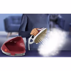 Tefal GV9220 Centrale vapeur 2600 W Durilium AirGlide Autoclean soleplate Bourgogne, Blanc - Vue supplémentaire 4