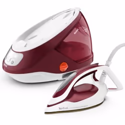 Tefal GV9220 Centrale vapeur 2600 W Durilium AirGlide Autoclean soleplate Bourgogne, Blanc - Vue supplémentaire 5