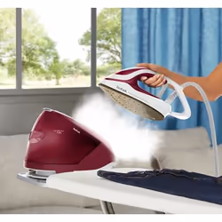 Tefal GV9220 Centrale vapeur 2600 W Durilium AirGlide Autoclean soleplate Bourgogne, Blanc - Vue supplémentaire 7