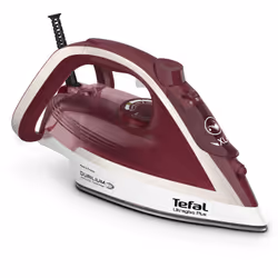 Tefal Ultimate Pure FV6810, Fer à vapeur, 2 m, 250 g/min, Rouge, Argent, 50 g/min, 0,27 L