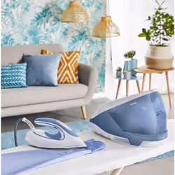 Tefal Express Protect SV9202E0 Centrale vapeur 2800 W 1,8 L Durilium AirGlide Autoclean soleplate Blanc, Bleu - Vue supplémentaire 4