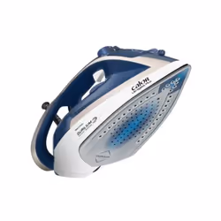Calor FV6812C0 fer à repasser Fer à repasser à sec ou à vapeur Semelle en acier inoxydable 2800 W Bleu, Blanc
