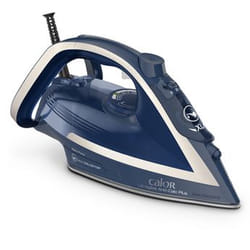 Calor FV6830C0 fer à repasser Fer à repasser à sec ou à vapeur Durilium AirGlide soleplate 2800 W Bleu, Argent