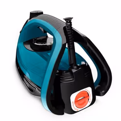 Calor FV6832C0 fer à repasser Fer à repasser à sec ou à vapeur Durilium Airglide soleplate 2800 W Noir, Bleu