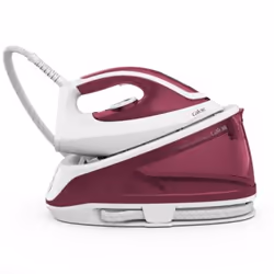 Calor SV6110C0 Centrale vapeur 2200 W 1,4 L Semelle CeramicGlide Bourgogne, Transparent, Blanc