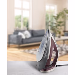 Tefal Smart Protect Plus FV6870 Fer à repasser à sec ou à vapeur Durilium AirGlide soleplate 2800 W Rouge - Vue supplémentaire 7