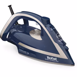 Tefal Smart Protect Plus FV6872, Fer à repasser à sec ou à vapeur, Durilium AirGlide soleplate, 2 m, 260 g/min, Bleu, 40 g/mi ...