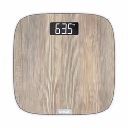 Tefal Origin PP1600V0, Pèse-personne électronique, 160 kg, 100 g, Bois, kg, Ovale