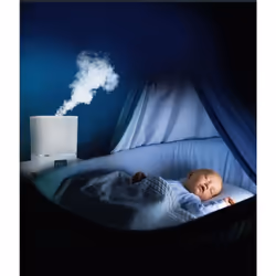 Rowenta Aqua Boost HU4020F0 humidificateur Ultrasonic 2,5 L Blanc, Argent 115 W - Vue supplémentaire 9