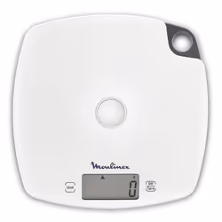 Moulinex BN1000, Balance de ménage électronique, 5 kg, 1 g, Gris, Blanc, Plastique, Plastique