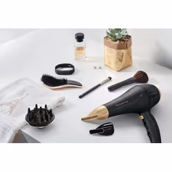 Rowenta CV7846F0 sèche-cheveux 2200 W Noir, Or - Vue supplémentaire 4