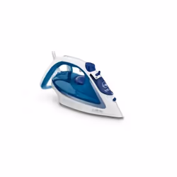 Calor FV5751C0, Fer à repasser à sec ou à vapeur, Durilium Airglide soleplate, 2 m, 45 g/min, Bleu, Blanc, 0,27 L