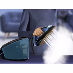Tefal Express Vision SV8151E0 Centrale vapeur 2800 W 1,8 L Durilium AirGlide Autoclean soleplate Bleu, Noir - Vue supplémentaire 8