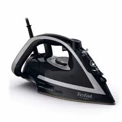 Tefal Puregliss FV8062E0, Fer à repasser à sec ou à vapeur, Durilium AirGlide Autoclean soleplate, 2 m, 270 g/min, Noir, Gris ...